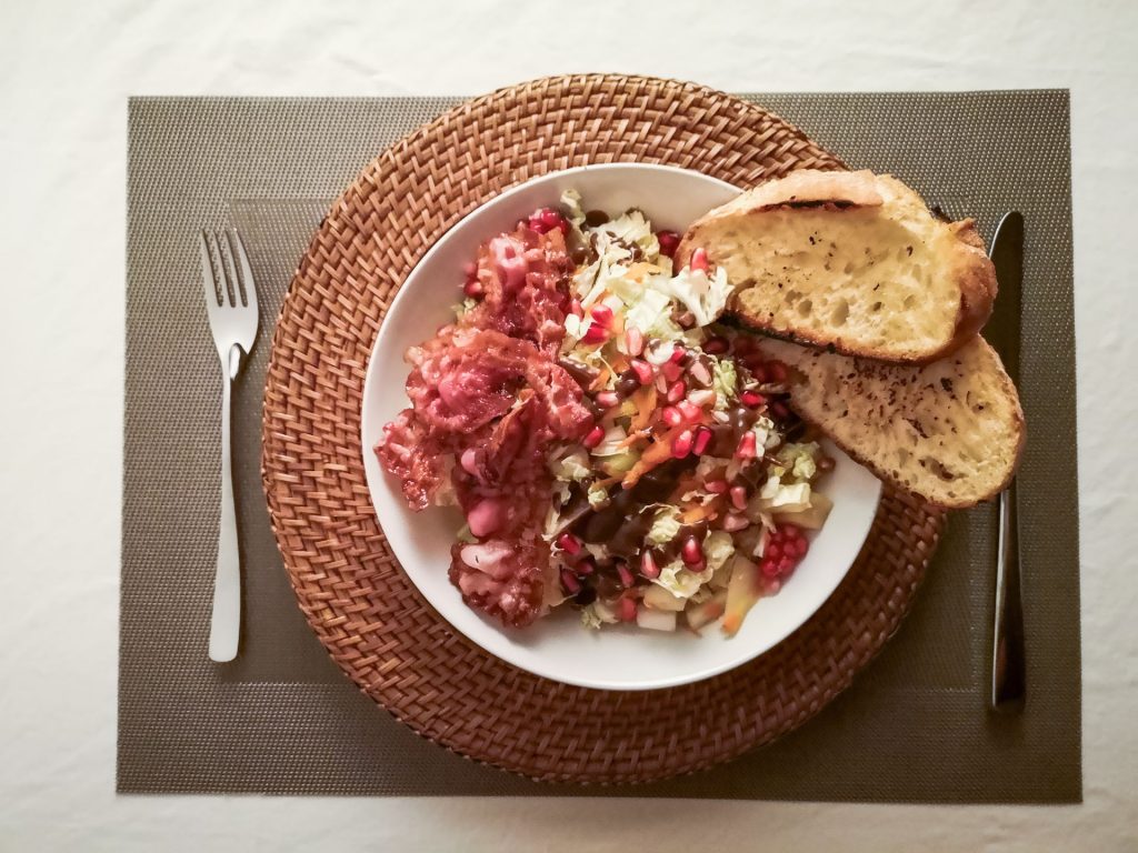 Herbstlicher Salat mit Sesam-Dressing | Lieblingsspeise | Foodblog | Martina Stasny