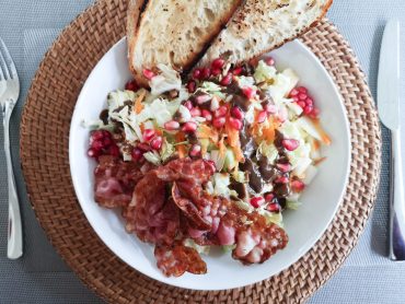 Herbstlicher Salat mit Sesam-Dressing | Lieblingsspeise | Foodblog | Martina Stasny