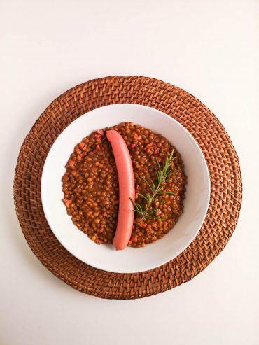 Linsen mit Speck und Frankfurter | Foodblog | Lieblingsspeise.at